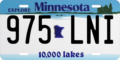 MN license plate 975LNI