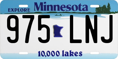 MN license plate 975LNJ
