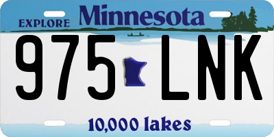 MN license plate 975LNK
