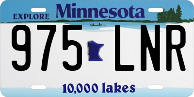 MN license plate 975LNR