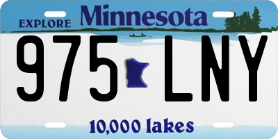 MN license plate 975LNY