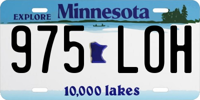 MN license plate 975LOH