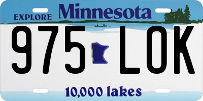 MN license plate 975LOK