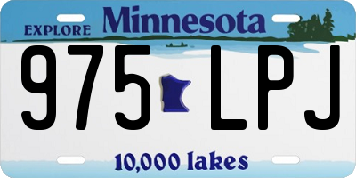 MN license plate 975LPJ