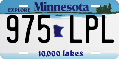 MN license plate 975LPL