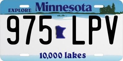 MN license plate 975LPV