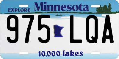 MN license plate 975LQA