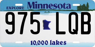 MN license plate 975LQB