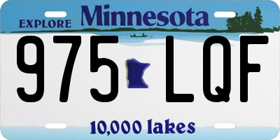 MN license plate 975LQF