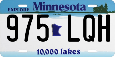 MN license plate 975LQH