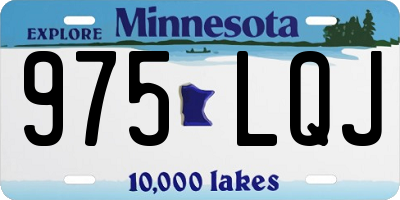 MN license plate 975LQJ