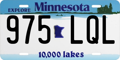 MN license plate 975LQL
