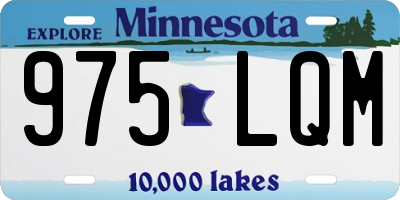 MN license plate 975LQM