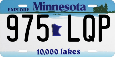 MN license plate 975LQP