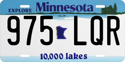 MN license plate 975LQR