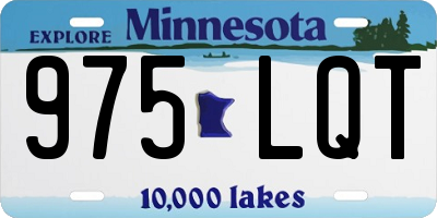 MN license plate 975LQT