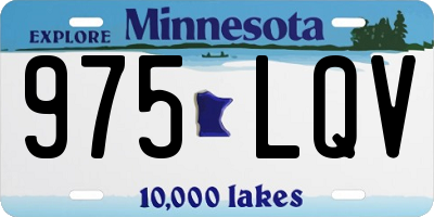 MN license plate 975LQV