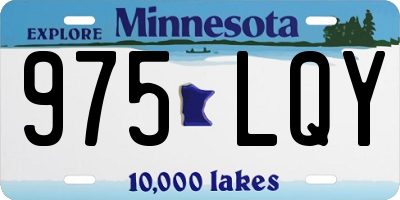 MN license plate 975LQY