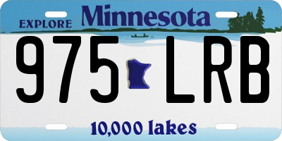 MN license plate 975LRB