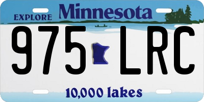 MN license plate 975LRC