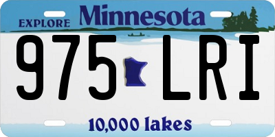 MN license plate 975LRI