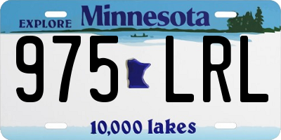 MN license plate 975LRL