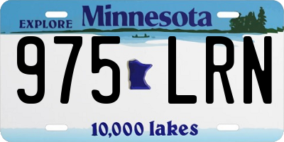 MN license plate 975LRN