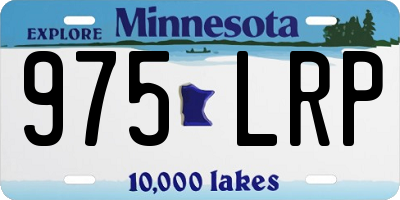 MN license plate 975LRP
