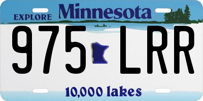MN license plate 975LRR
