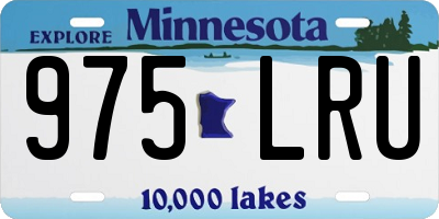 MN license plate 975LRU