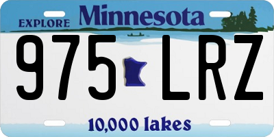 MN license plate 975LRZ