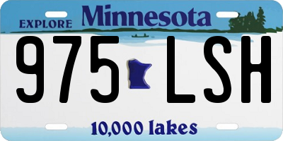 MN license plate 975LSH
