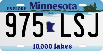 MN license plate 975LSJ