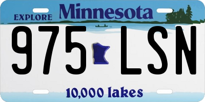 MN license plate 975LSN