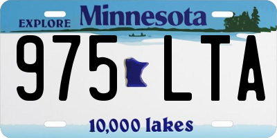 MN license plate 975LTA