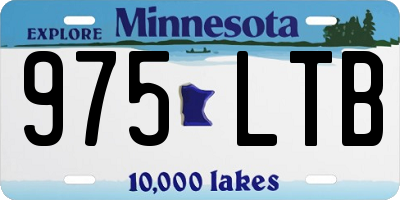 MN license plate 975LTB