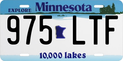 MN license plate 975LTF