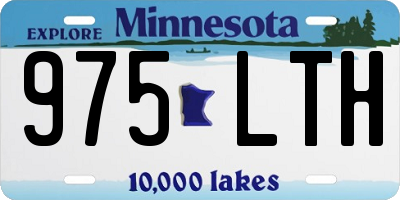 MN license plate 975LTH