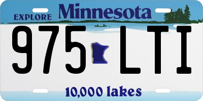 MN license plate 975LTI