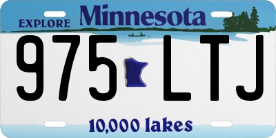 MN license plate 975LTJ