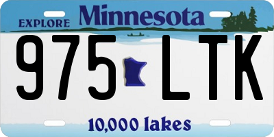 MN license plate 975LTK