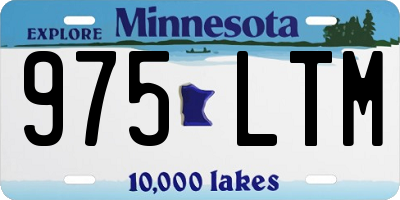 MN license plate 975LTM