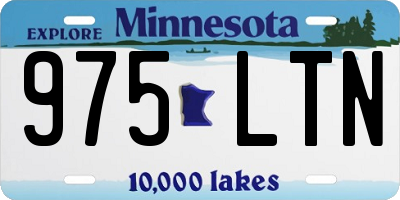 MN license plate 975LTN