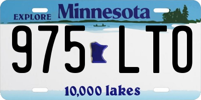 MN license plate 975LTO