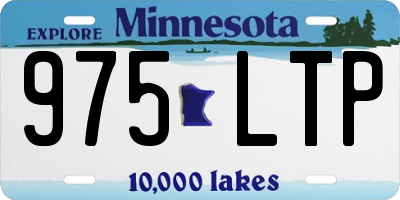 MN license plate 975LTP