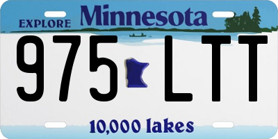 MN license plate 975LTT