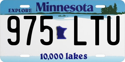 MN license plate 975LTU