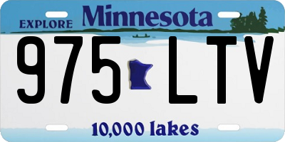 MN license plate 975LTV