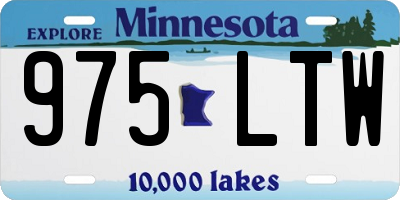 MN license plate 975LTW