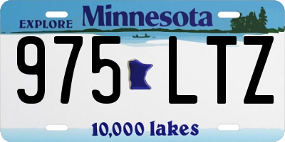 MN license plate 975LTZ
